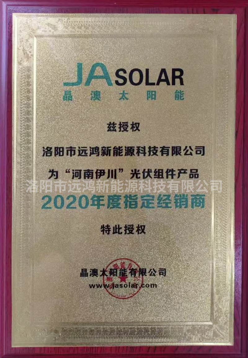 2020年度指定經銷商