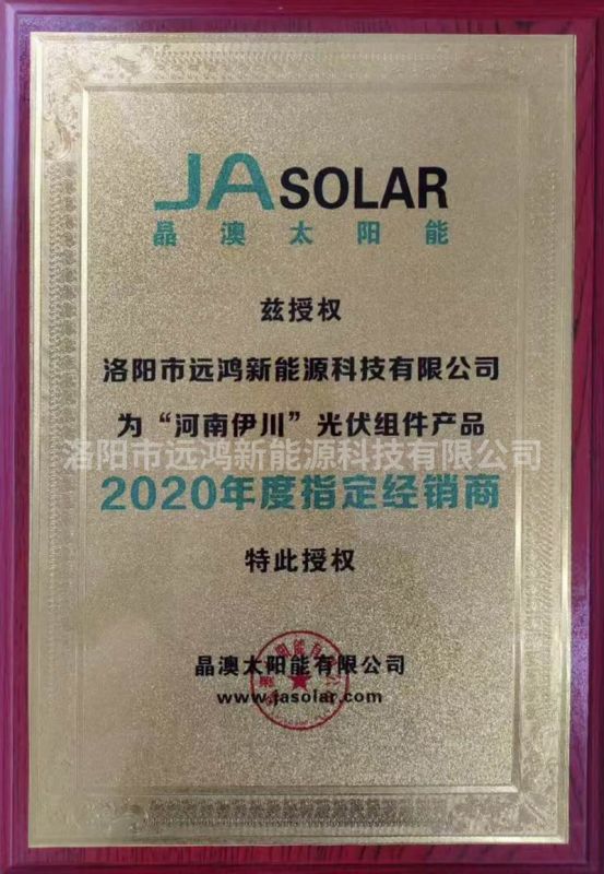 2020年度指定經銷商